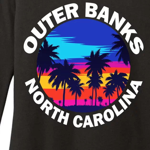 Outer Banks North Carolina Womens CVC Long Sleeve Shirt