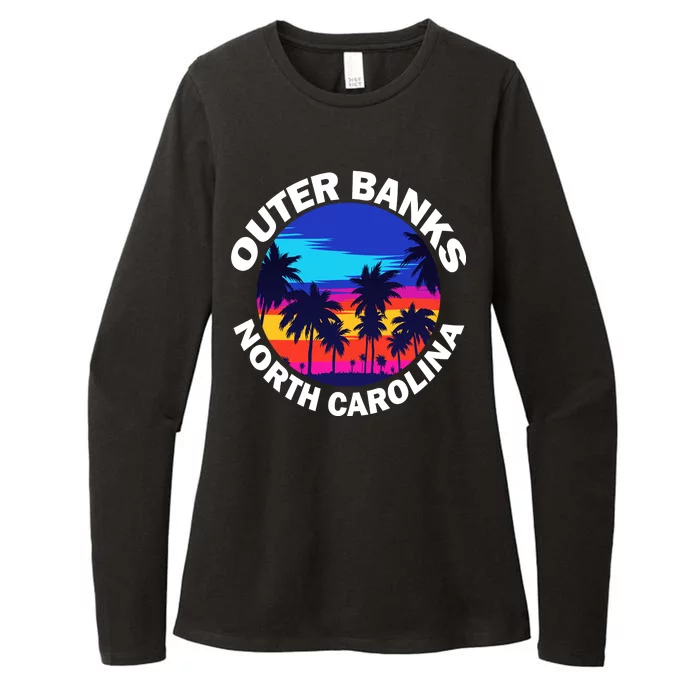 Outer Banks North Carolina Womens CVC Long Sleeve Shirt