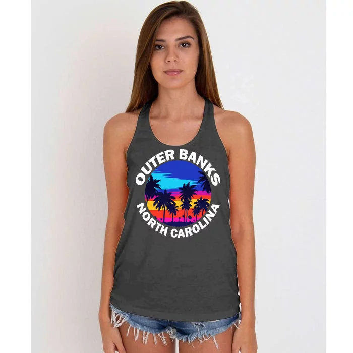 Outer Banks North Carolina Women's Knotted Racerback Tank