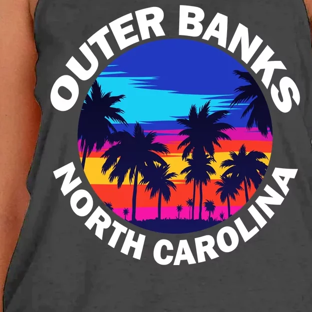 Outer Banks North Carolina Women's Knotted Racerback Tank