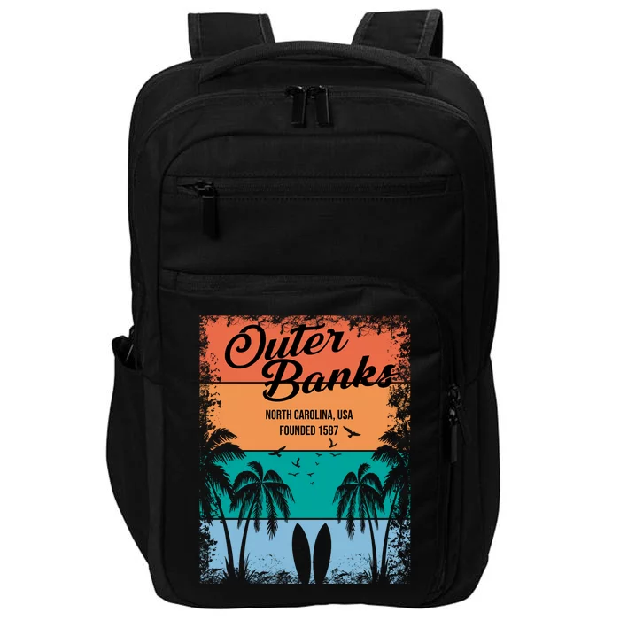 Outer Banks North Carolina USA Founded 1587 Impact Tech Backpack