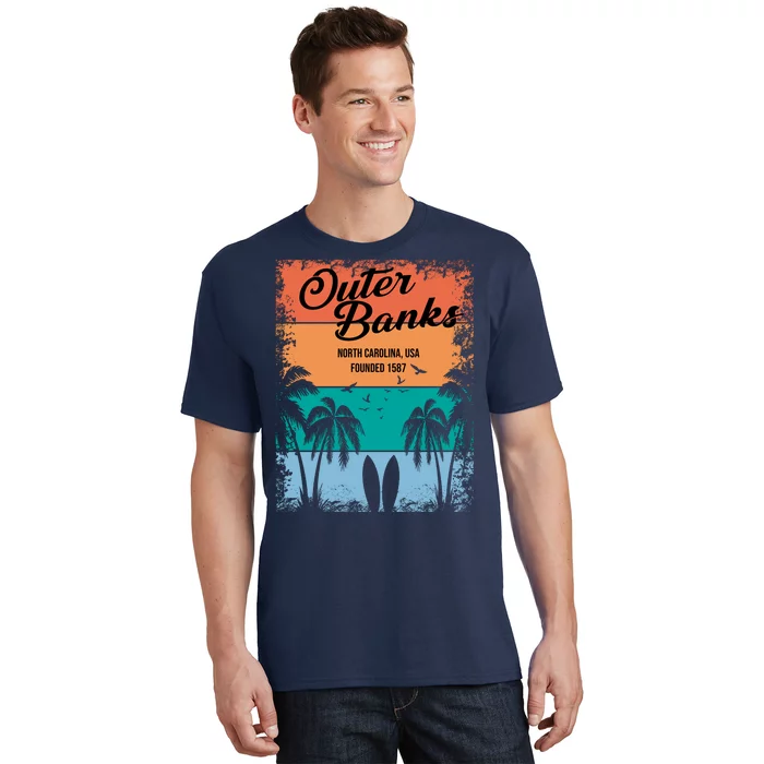 Outer Banks North Carolina USA Founded 1587 T-Shirt