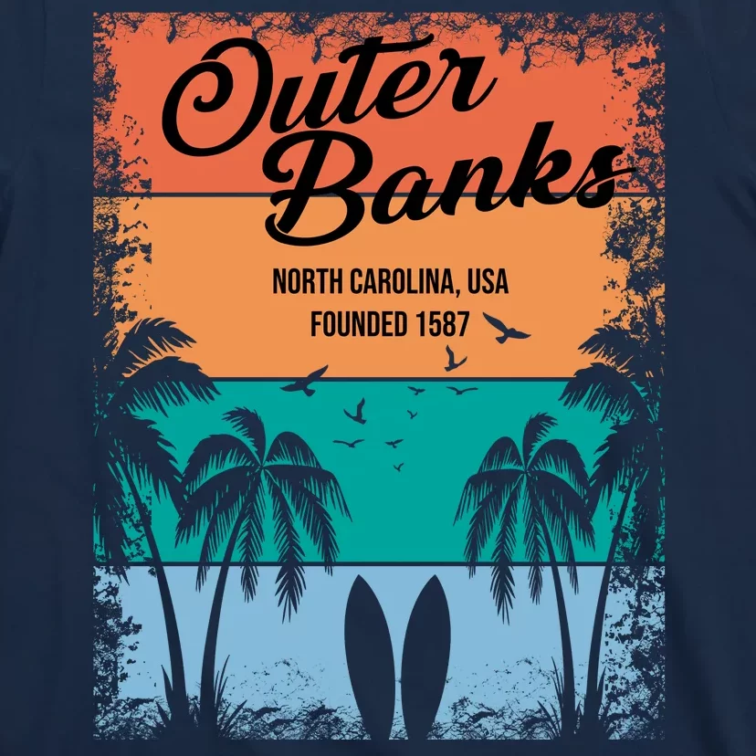 Outer Banks North Carolina USA Founded 1587 T-Shirt