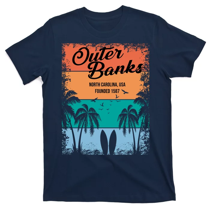 Outer Banks North Carolina USA Founded 1587 T-Shirt