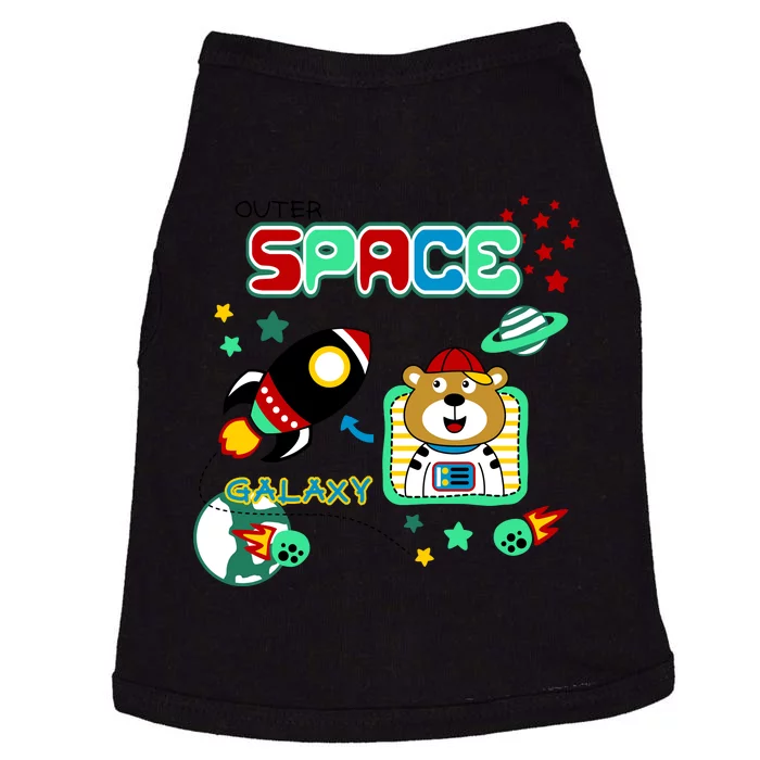 Outer Space Children's Illustration Doggie Tank