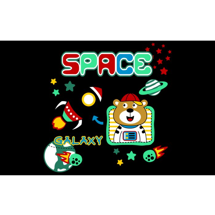 Outer Space Children's Illustration Bumper Sticker