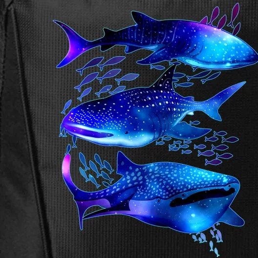 Outer Space Whale Sharks City Backpack