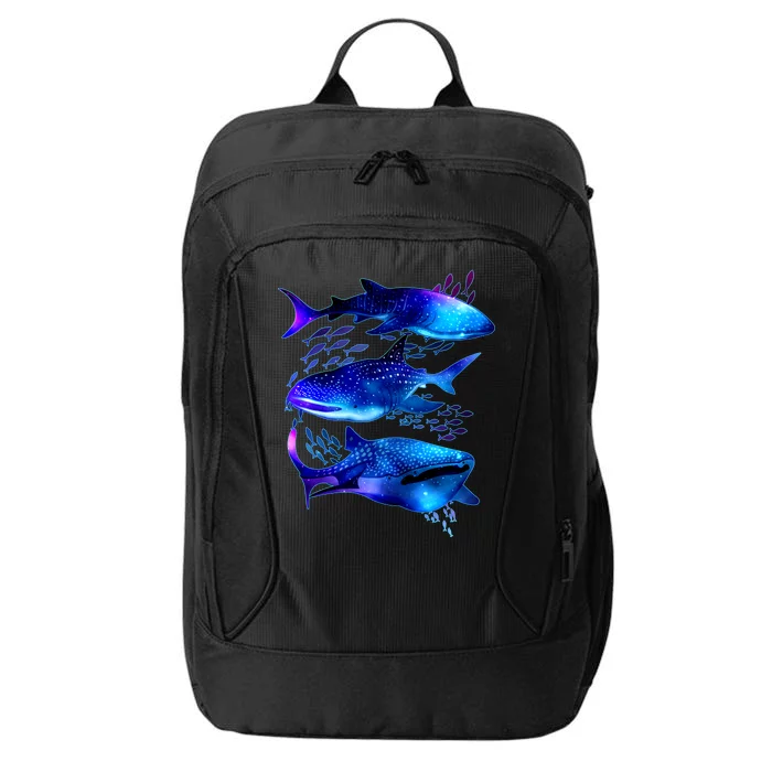 Outer Space Whale Sharks City Backpack