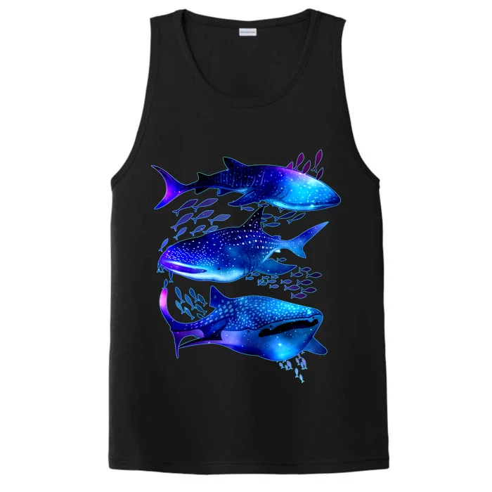 Outer Space Whale Sharks Performance Tank