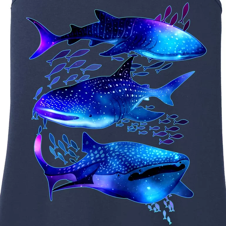 Outer Space Whale Sharks Ladies Essential Tank