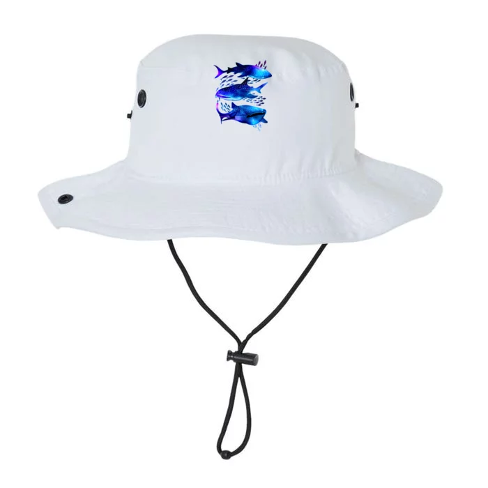 Outer Space Whale Sharks Legacy Cool Fit Booney Bucket Hat