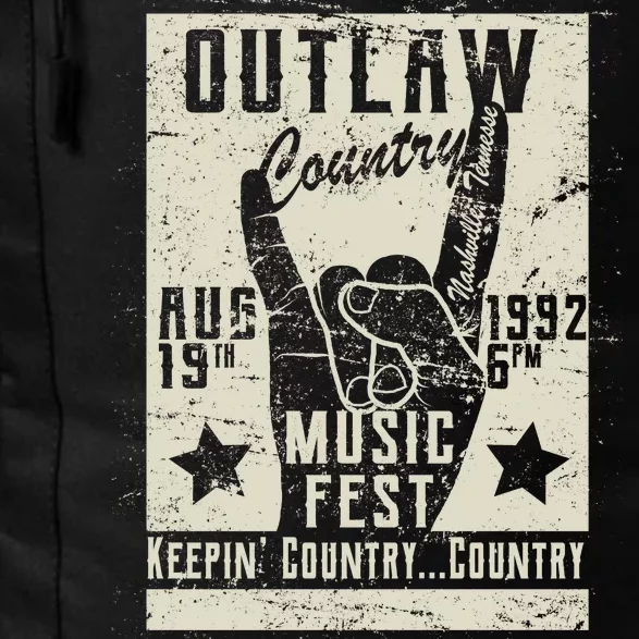 Outlaw Country Music Fest Nashville Daily Commute Backpack