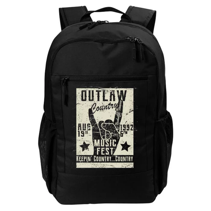 Outlaw Country Music Fest Nashville Daily Commute Backpack