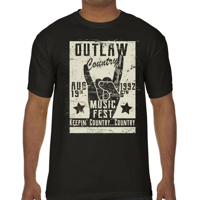 Outlaw Country Music Fest Nashville Comfort Colors T-Shirt