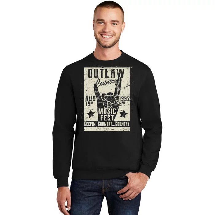 Outlaw Country Music Fest Nashville Tall Sweatshirt