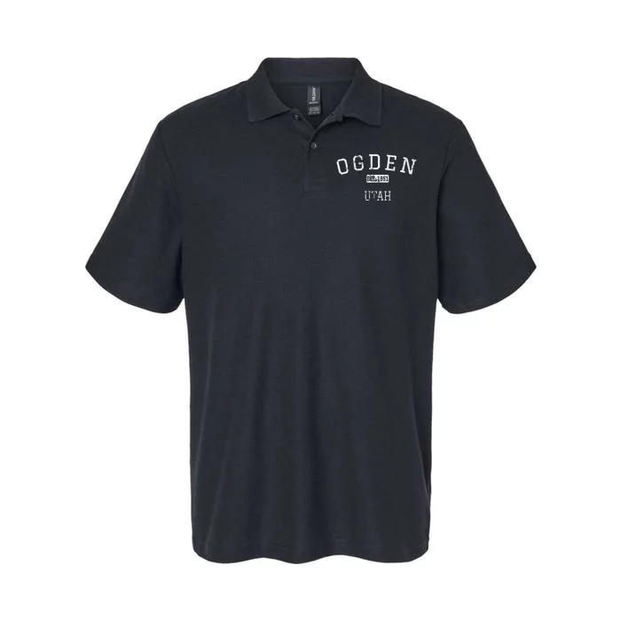 Ogden Utah Ut Vintage Softstyle Adult Sport Polo