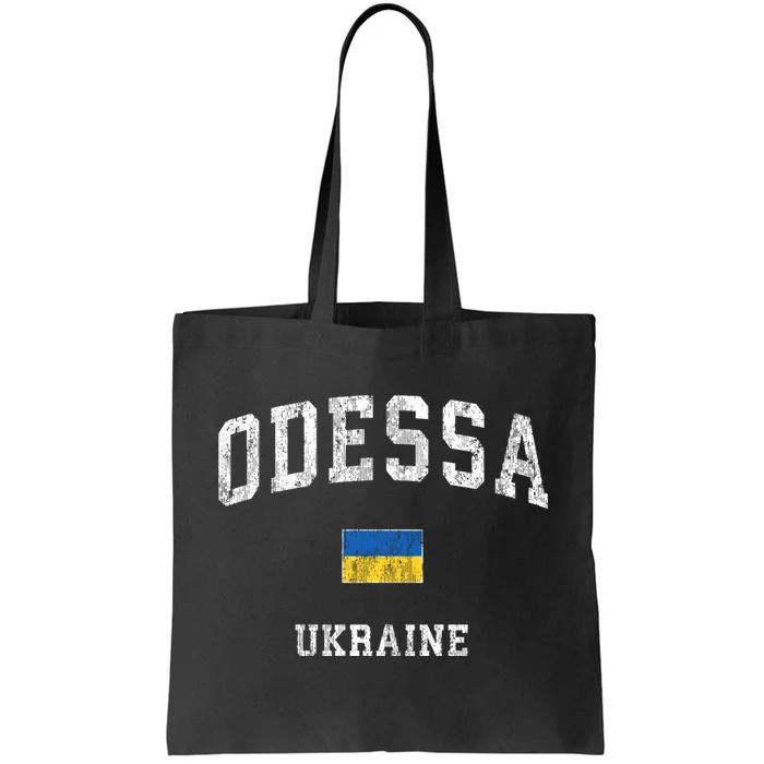 Odessa Ukraine Vintage Athletic Sports Tote Bag