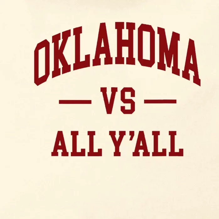 Oklahoma Vs All YAll Throwback Design Classic Zip Tote Bag