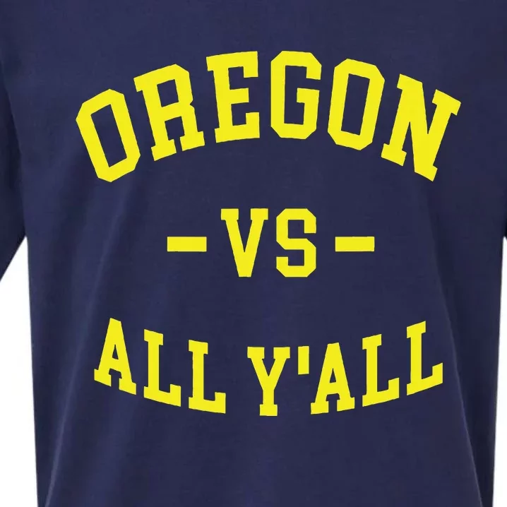 Oregon Vs All Yall Sueded Cloud Jersey T-Shirt