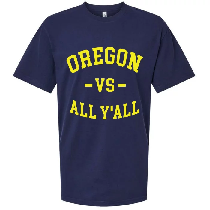 Oregon Vs All Yall Sueded Cloud Jersey T-Shirt