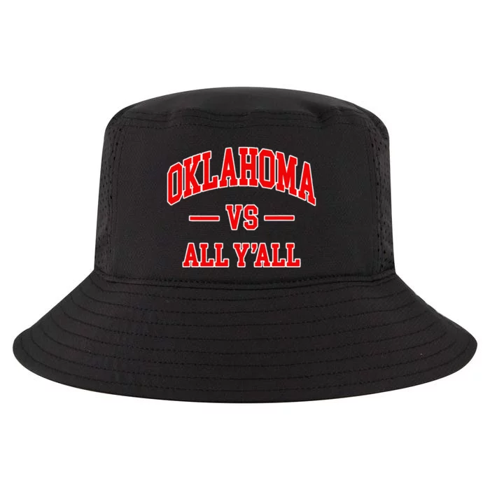 Oklahoma Vs All YAll Throwback Design Classic Cool Comfort Performance Bucket Hat