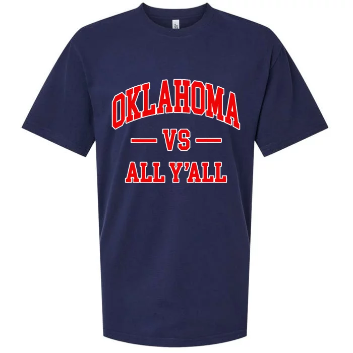 Oklahoma Vs All YAll Throwback Design Classic Sueded Cloud Jersey T-Shirt