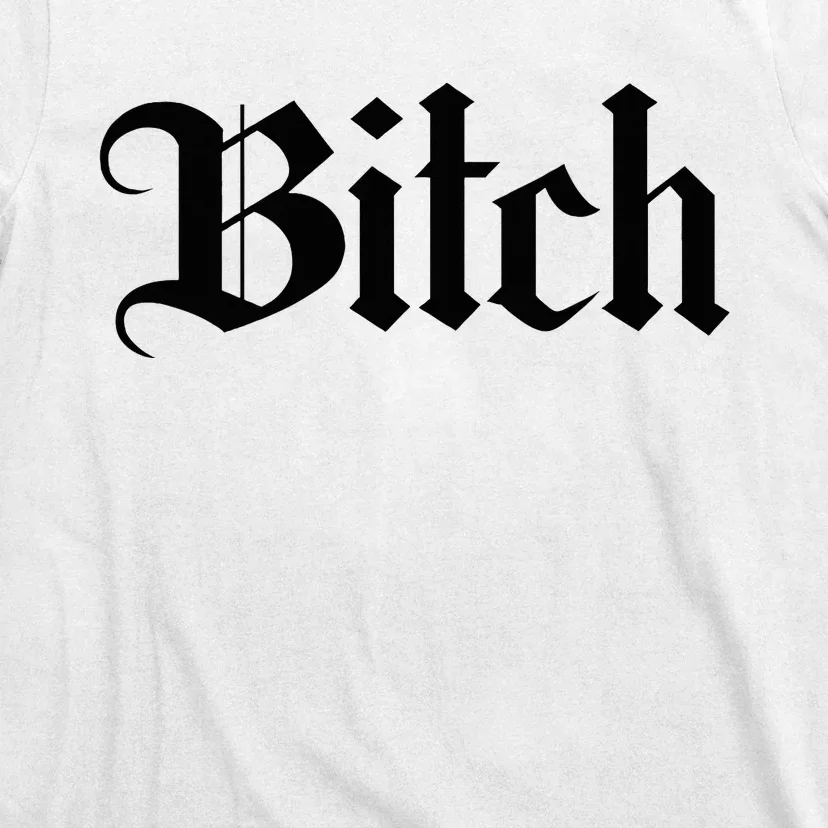 Offensive Vulgar Aesthetic Bitch Edgy E Girl E Boy T-Shirt