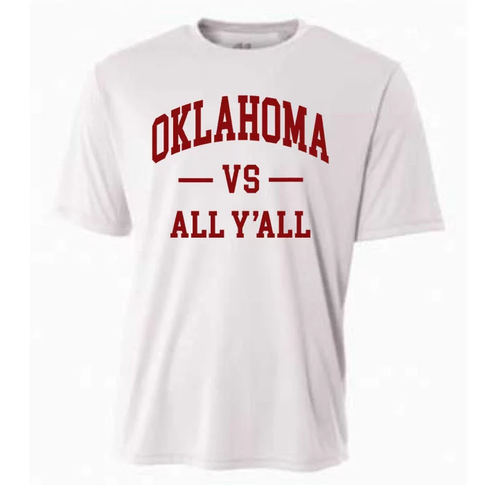 Oklahoma Vs All YAll Throwback Design Classic Cooling Performance Crew T-Shirt