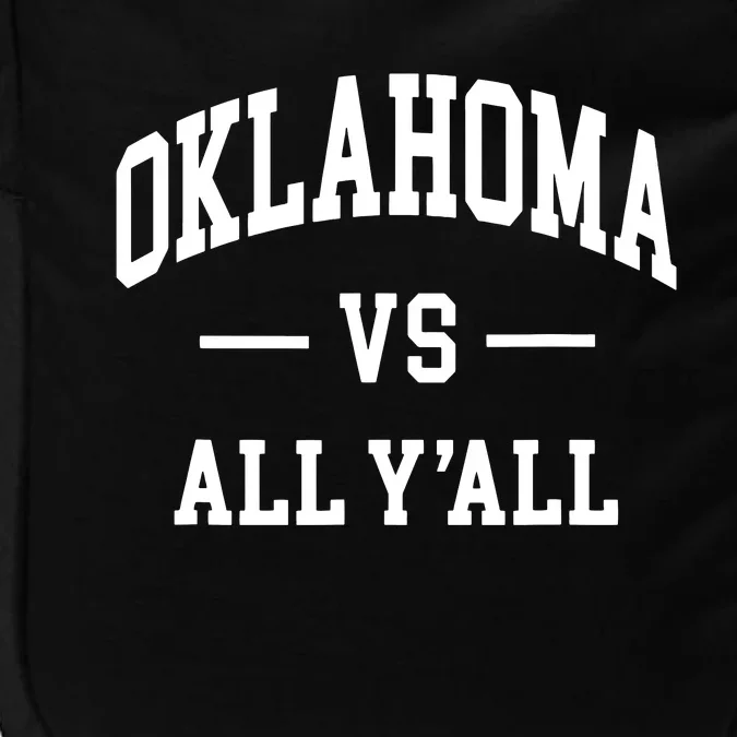 Oklahoma Vs All Yall Throwback Design Classic Impact Tech Backpack