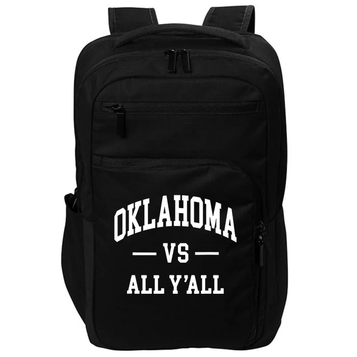 Oklahoma Vs All Yall Throwback Design Classic Impact Tech Backpack