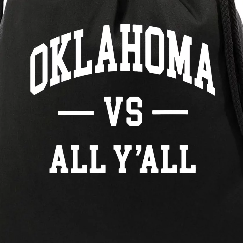 Oklahoma Vs All Yall Throwback Design Classic Drawstring Bag