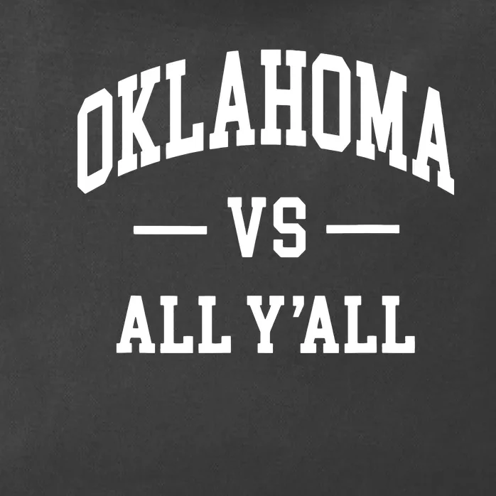 Oklahoma Vs All Yall Throwback Design Classic Zip Tote Bag