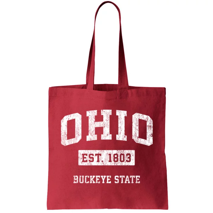 Ohio Vintage Athletic Sports Tote Bag