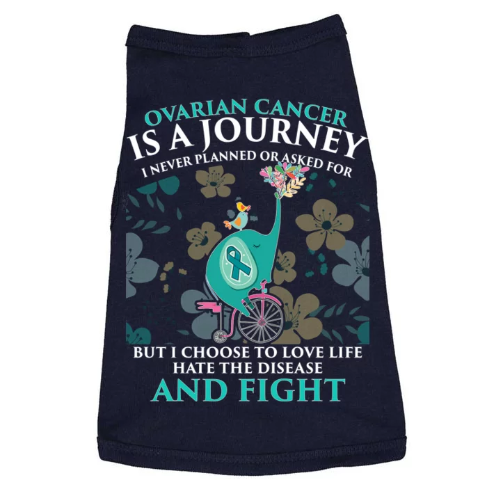 Ovarian Cancer Is A Journey Elephant Doggie Tank