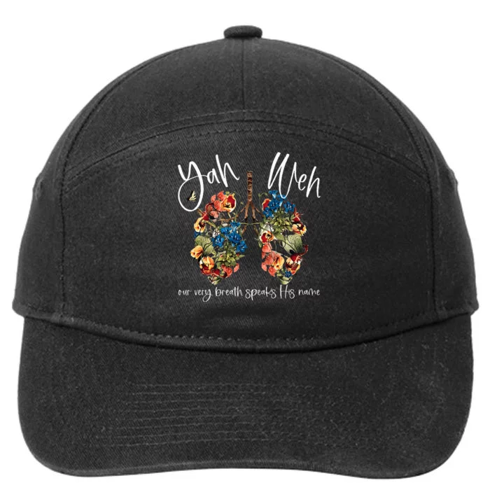 Our Very Breath Speaks His Name Yhwh Christian Religious 7-Panel Snapback Hat