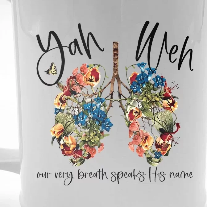 Our Very Breath Speaks His Name YHWH easter Front & Back Beer Stein