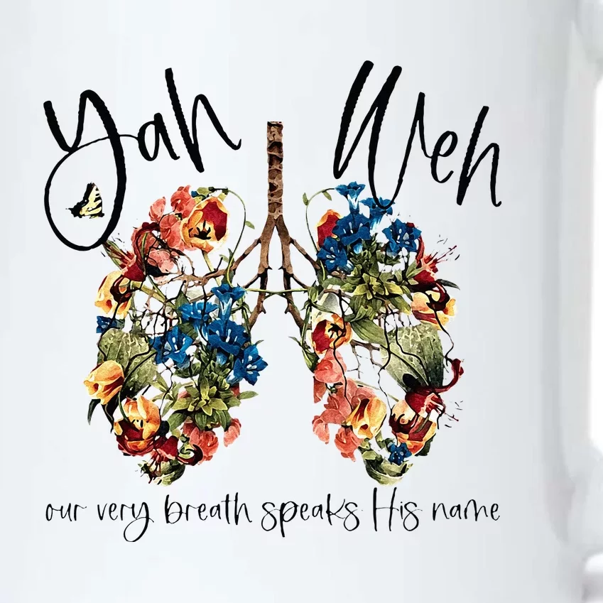 Our Very Breath Speaks His Name YHWH Christian Religious Black Color Changing Mug