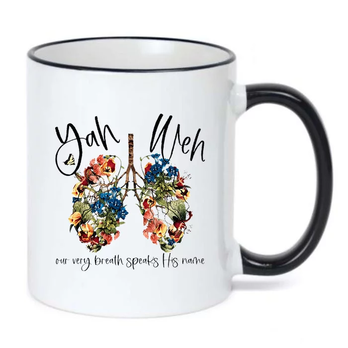 Our Very Breath Speaks His Name YHWH Christian Religious Black Color Changing Mug