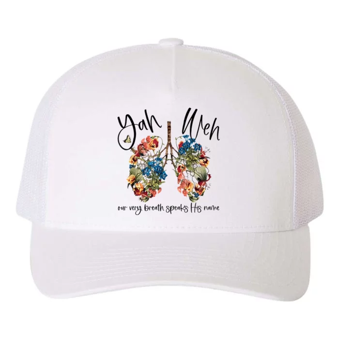 Our Very Breath Speak His Name Yupoong Adult 5-Panel Trucker Hat