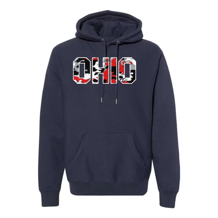 Ohio Vintage Camouflage Premium Hoodie