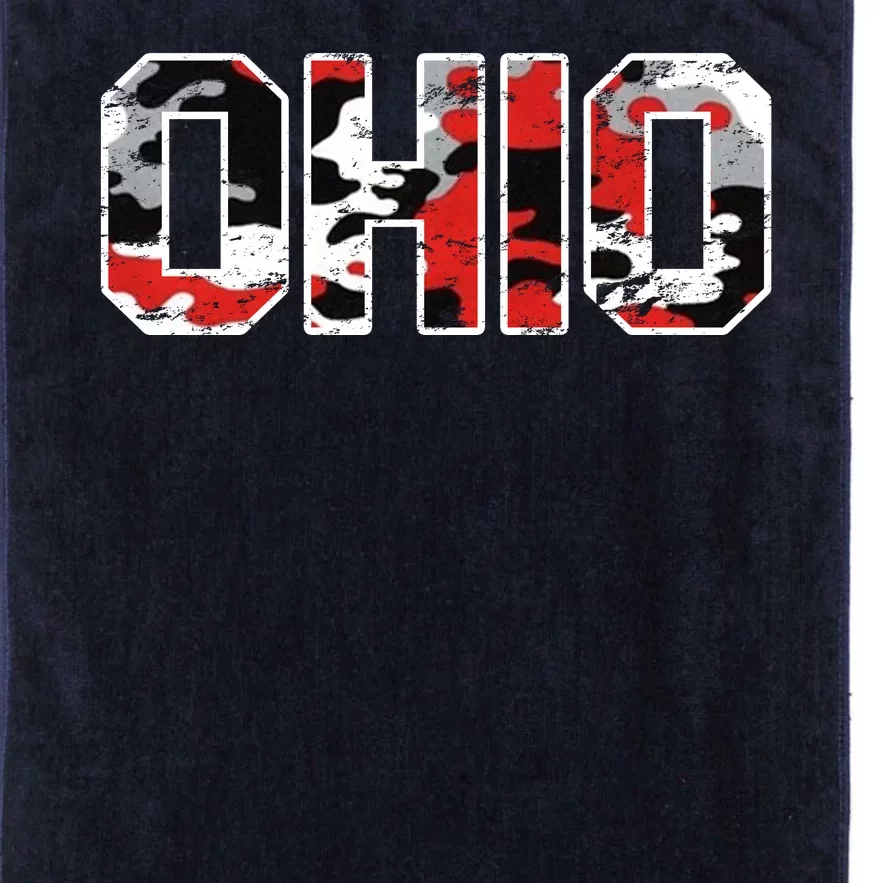 Ohio Vintage Camouflage Platinum Collection Golf Towel