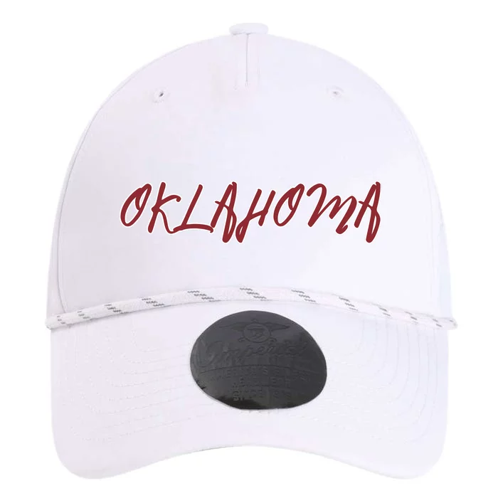 Oklahoma Vintage Cursive College Performance The Dyno Cap