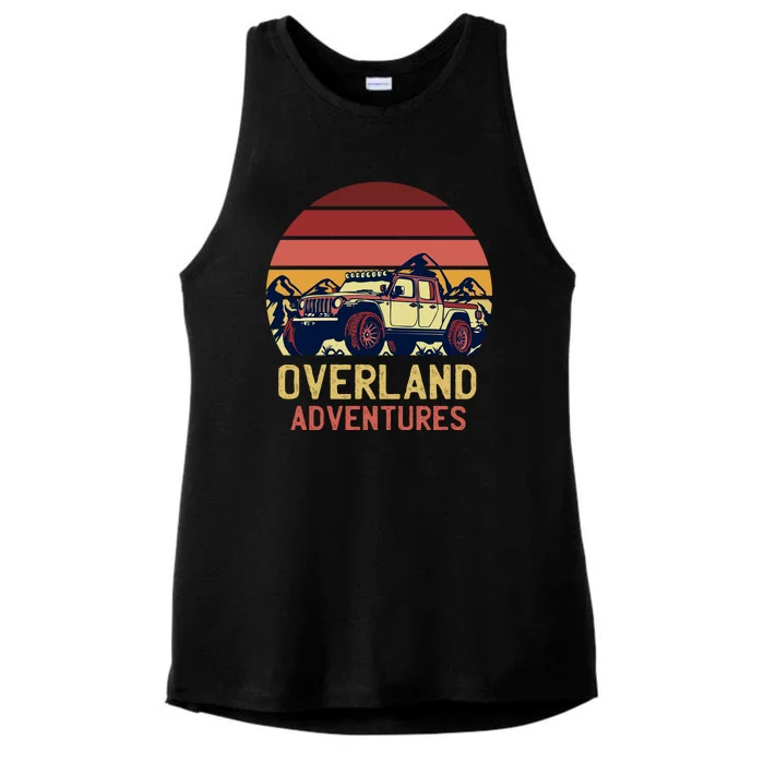 Overland Adventures Ladies Tri-Blend Wicking Tank