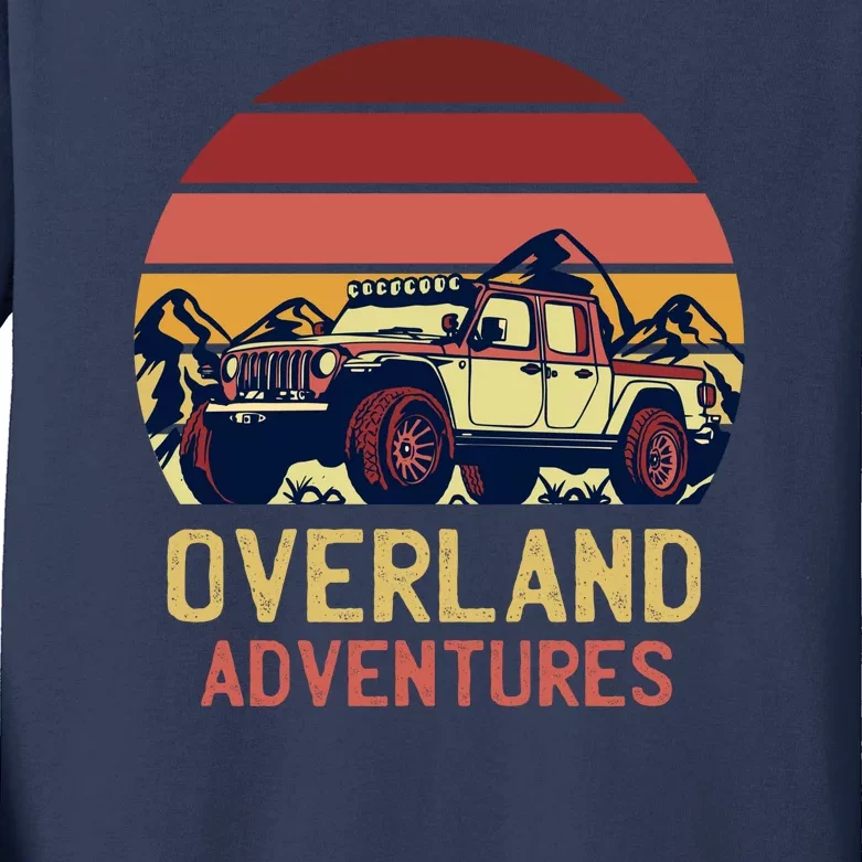 Overland Adventures Kids Long Sleeve Shirt