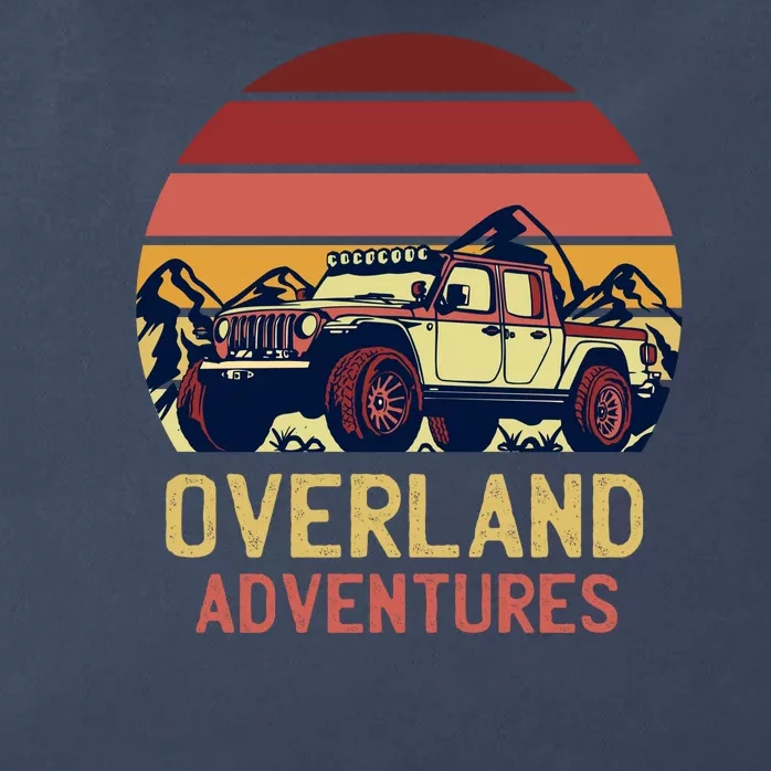 Overland Adventures Zip Tote Bag