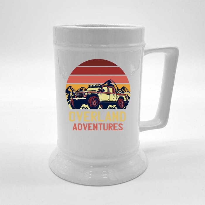 Overland Adventures Front & Back Beer Stein