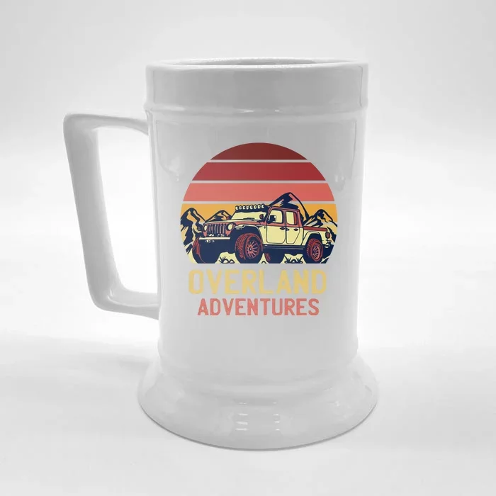 Overland Adventures Front & Back Beer Stein