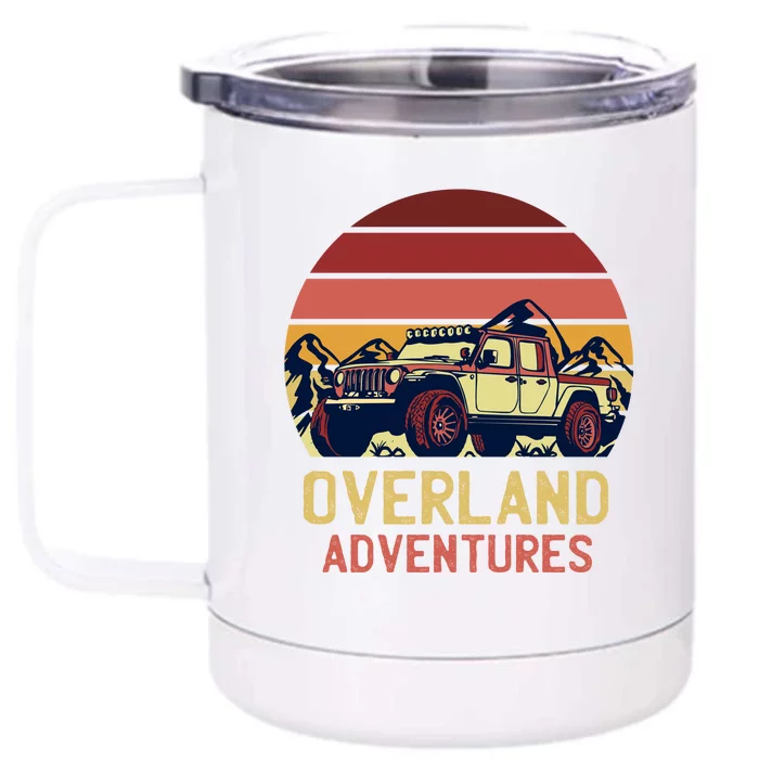 Overland Adventures Front & Back 12oz Stainless Steel Tumbler Cup