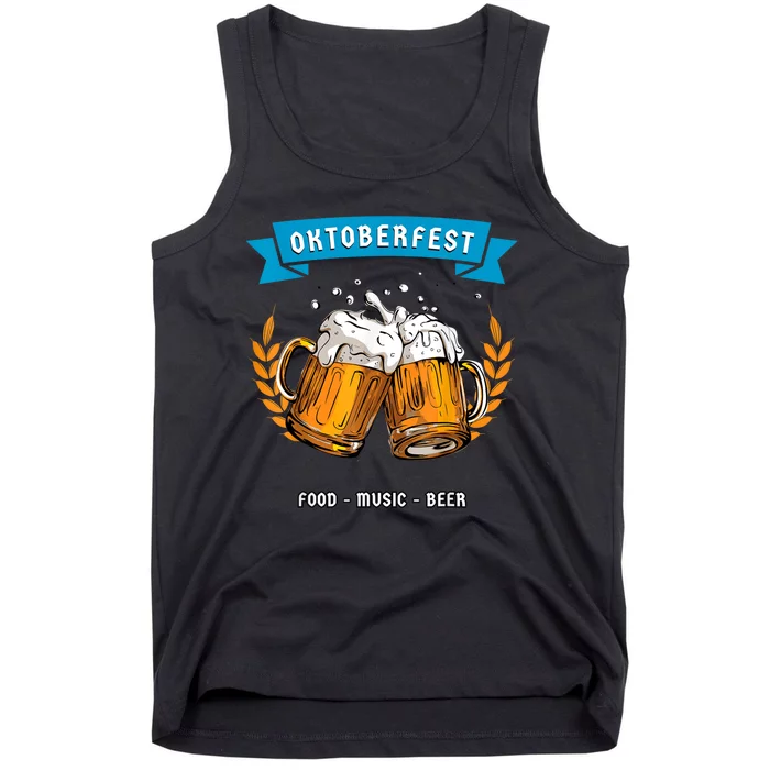 Oktoberfest Vintage German Beer Drinking Tank Top