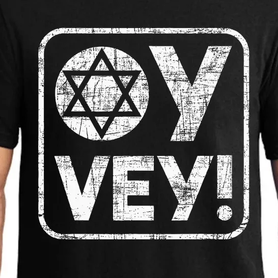 Oy Vey Jewish Jews Israelites Hashana Star Of David Pajama Set